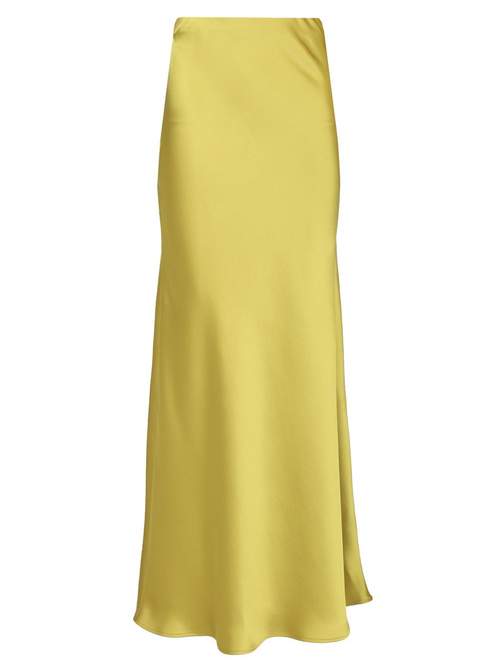 Al Duca D'Aosta Satin Long Skirt Skirts - Yellow | 36de622ffe5adca4a7a25a6f5350fc7508af6a19