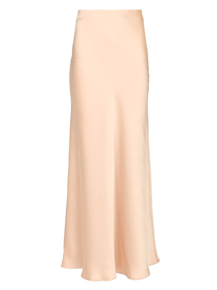 Al Duca D'Aosta Satin Long Skirt Skirts - Beige | 01b9190cbbf216c5d76c27c6677e4d5dd00ba4b0