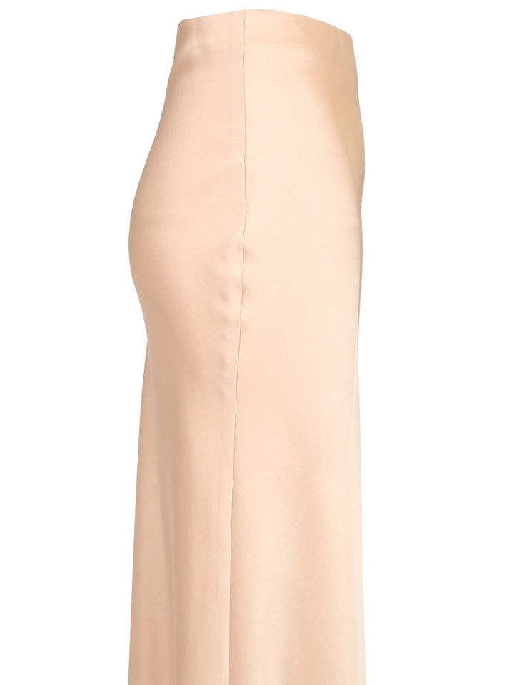 Al Duca D'Aosta Satin Long Skirt Skirts - Beige | b9bdefd8d69f53843787a8543a9de1ad4af1b825
