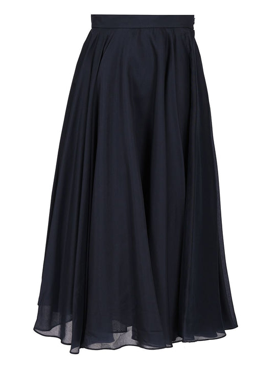 Circle Skirt Skirts Blue