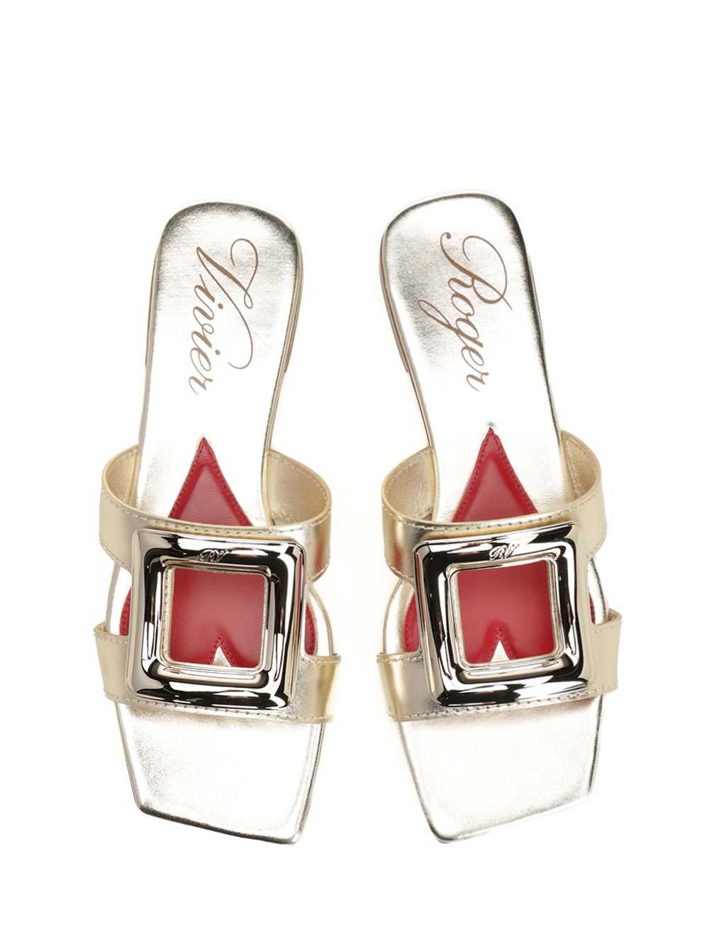 Roger Vivier New Metal Buckle Scarpe basse - Gold | af700f7b93b5752d22e217552630ea61dbcf1bae