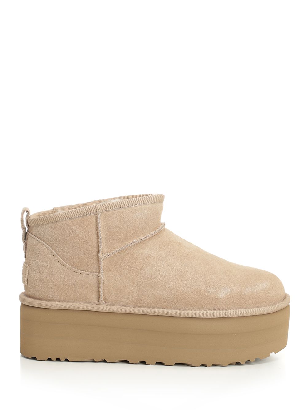 Ugg Ultra Mini Platform Boots - Beige | 66357323011716660015ee4bac0a30d3d7ddd66e