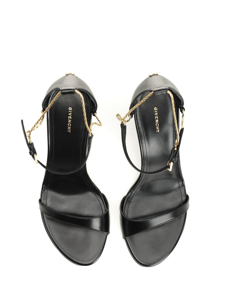 Givenchy 4g Liquid Sandals - Black | d92c7b5d78267bbdcad6ae9b788082644f69a265