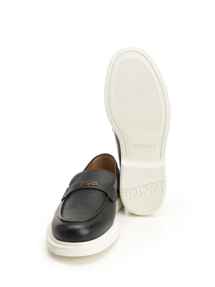 Versace Giuliano Loafers - Black | f245579c656d10ee8bcb035503b9c70ad41722b0