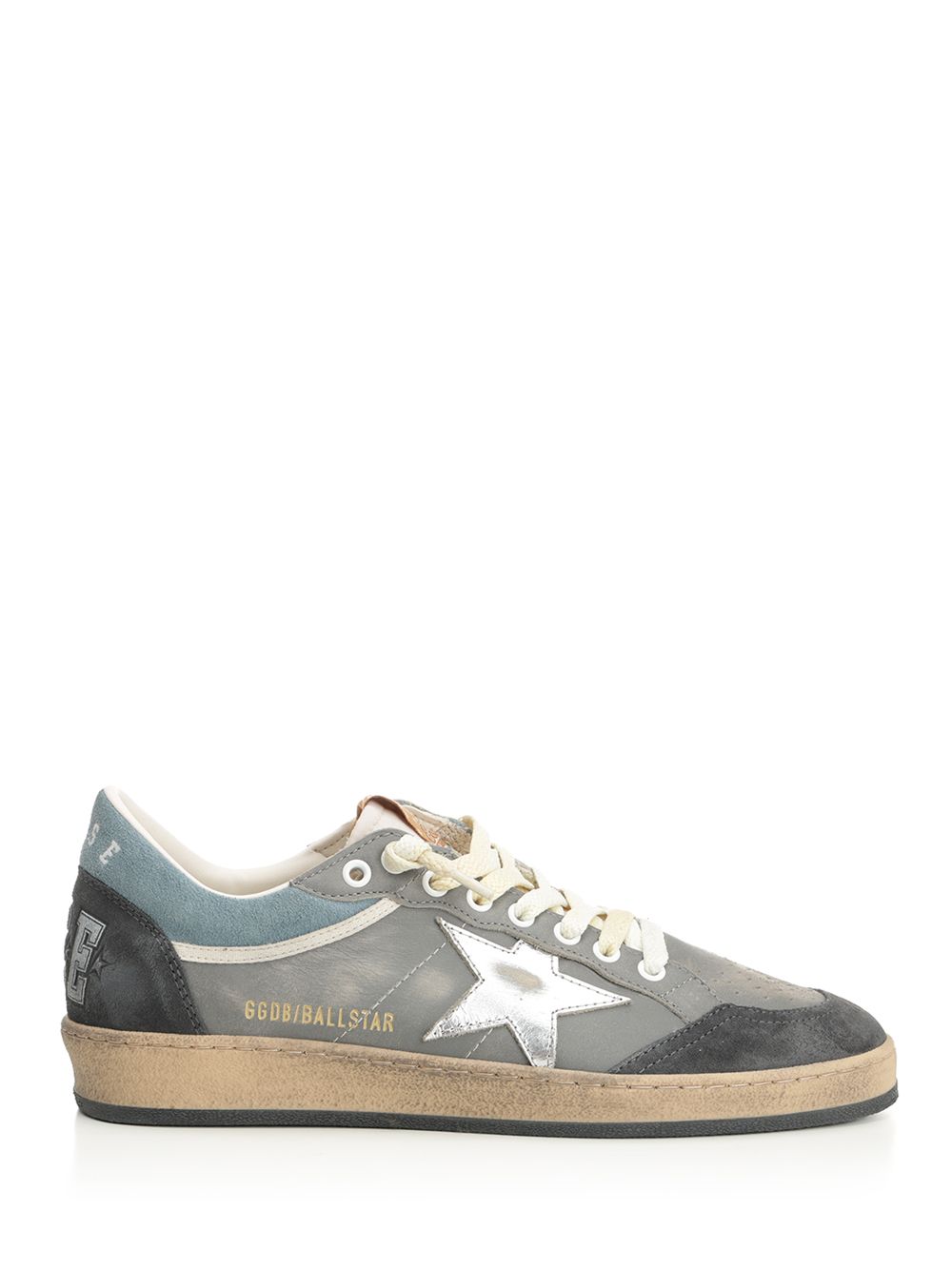 Golden Goose Deluxe Brand Ballstar Double Sneakers - Grey | fece82cf66f6fc5c9520ea039dcd0b3befc4fbf8