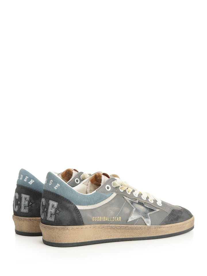 Golden Goose Deluxe Brand Ballstar Double Sneakers - Grey | e7c34d1f9a03be332fa78292b7ebee64a0c889fe