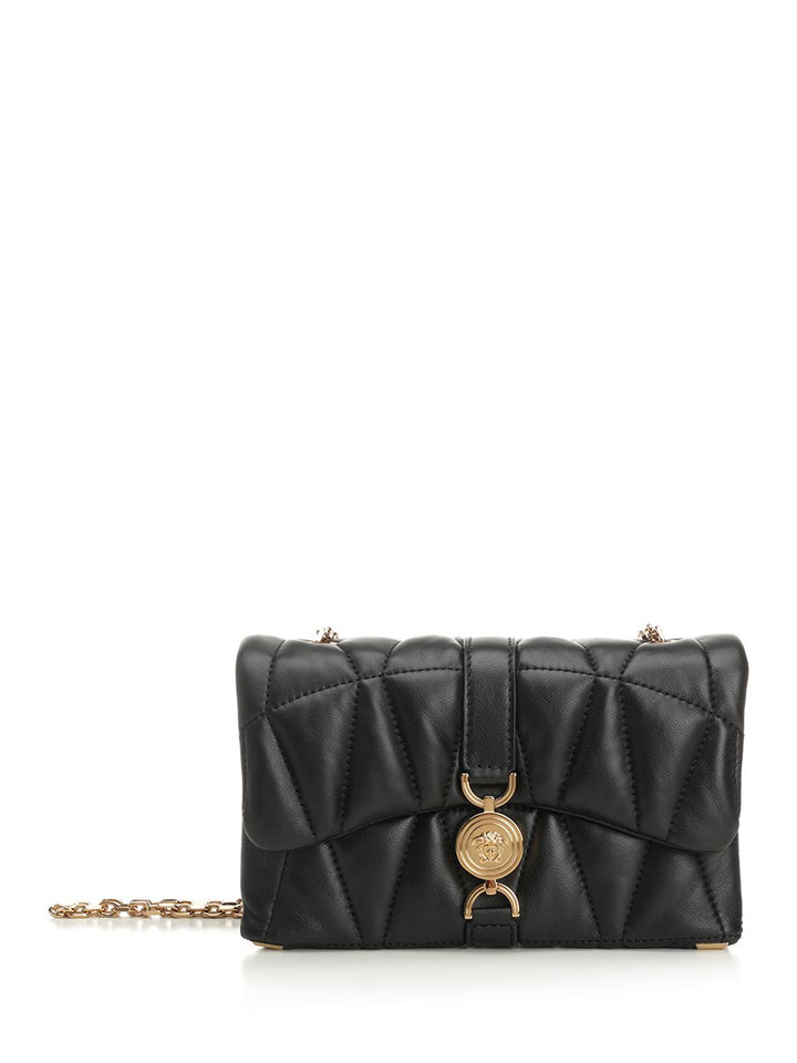Versace Kleio Crossbody Bags - Black | 376aefacfac730e1b674ae72b4e4fca2879fce21