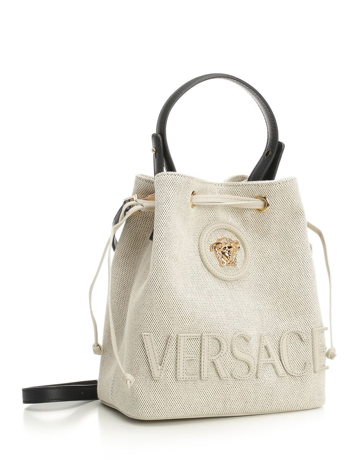 Versace La Medusa Handbags - White | 260f356949afb7888cd314c94f8f1bd50bbe3ab7