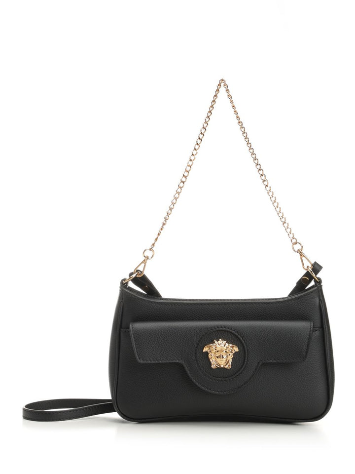 Versace La Medusa Crossbody Bags - Black | b0a8d8174f04f3f005eed7a3013d06fdf2640531