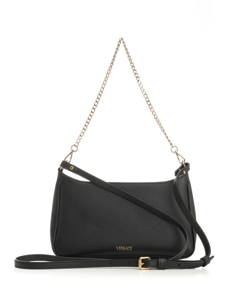 Versace La Medusa Crossbody Bags - Black | 87d7467cc8e3160bc9f99a7db635a8ca4ee6aac4