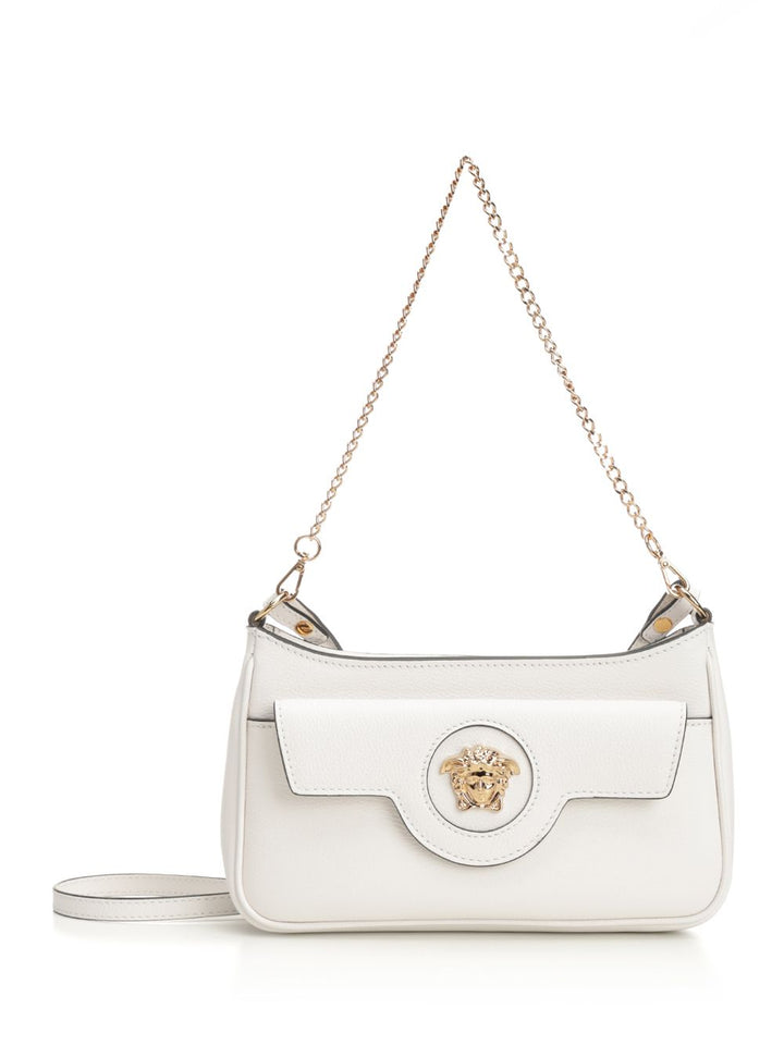 Versace La Medusa Crossbody Bags - White | 2966f962c973b5530f28d1b0db5c4a761cc5bcf3