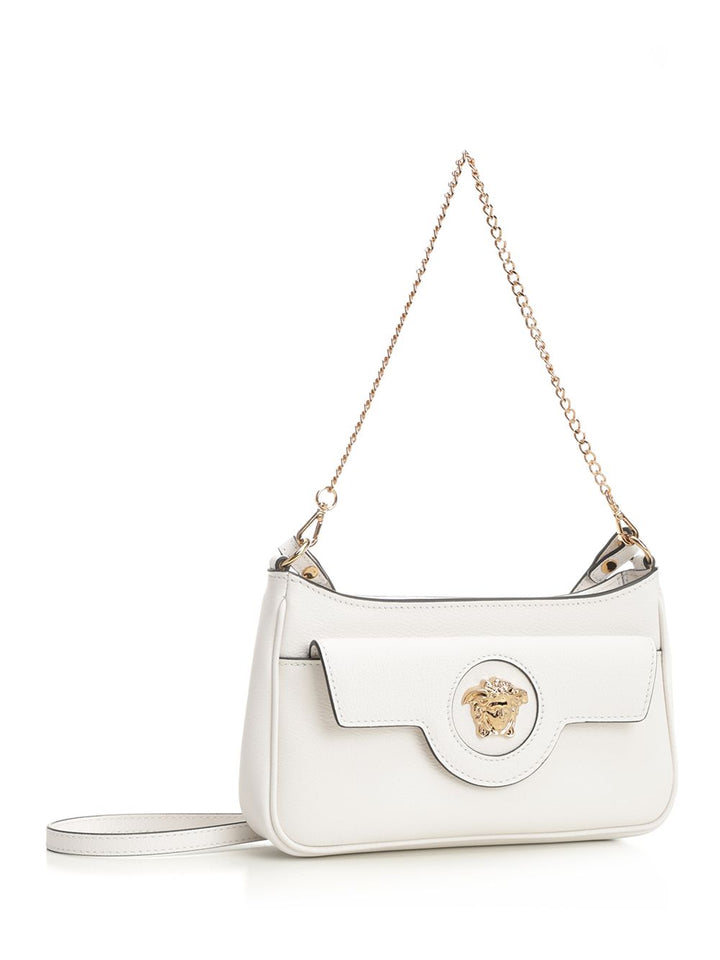 Versace La Medusa Crossbody Bags - White | 10bade74694a8f8244aeb84f42cdf5447cff7005