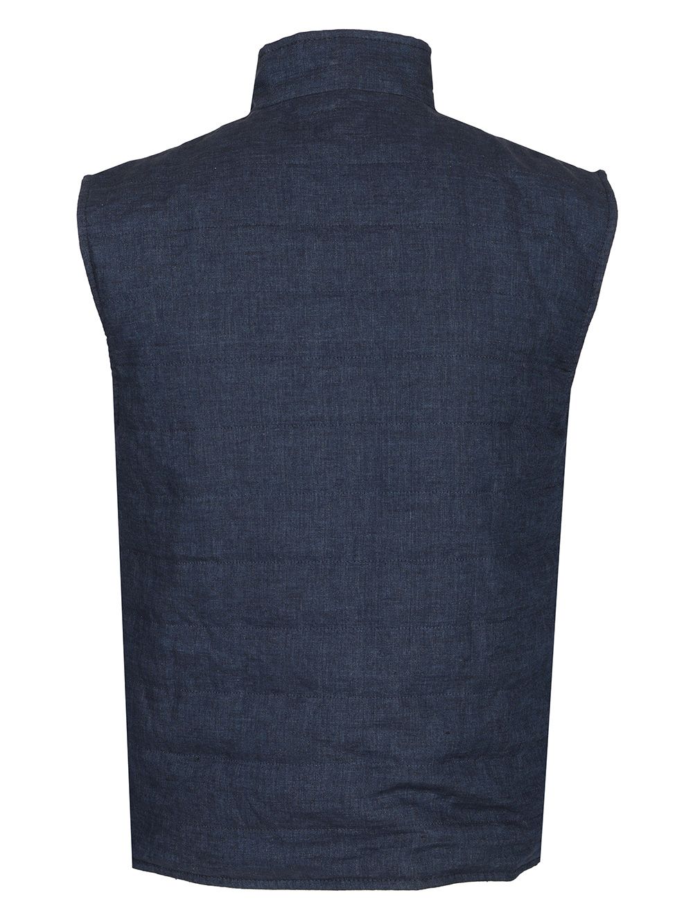 Fay Linen Vest Jackets - Blue | 730d313fda11c797ff4bf7566e569949dcd49f2d