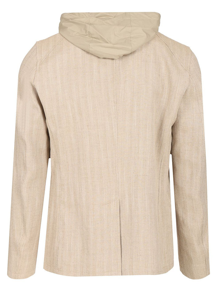 Herno Ecoage Blazer Jackets - Beige | 3818ab75fdd9d24fe732905d3265ad0099a27010