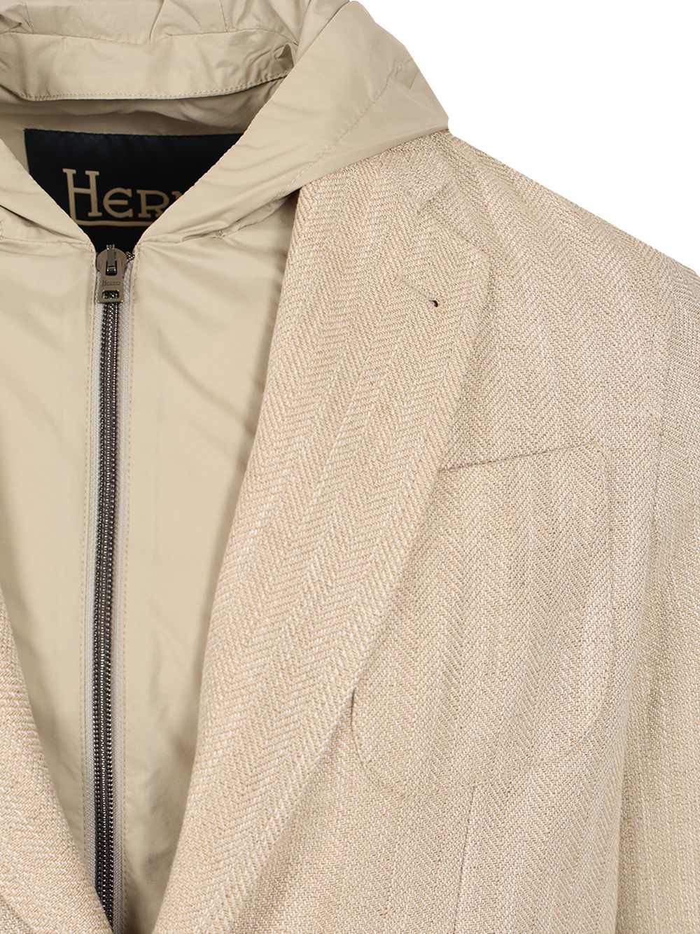 Herno Ecoage Blazer Jackets - Beige | 0d533d0f88f27c2ec1e5e984a9df0c3f04107a04