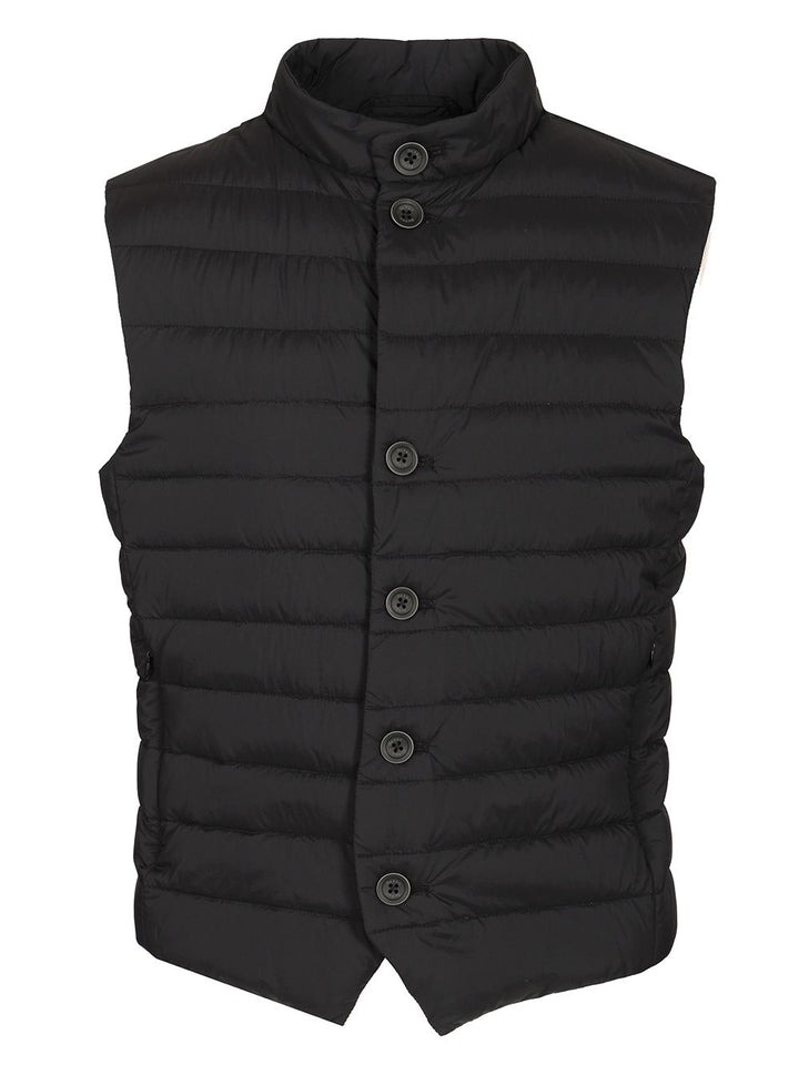 Herno Rain Proof Vest Jackets - Black | 302cfa3e0e5901922aa4b9a28b9e5c282eab38bb