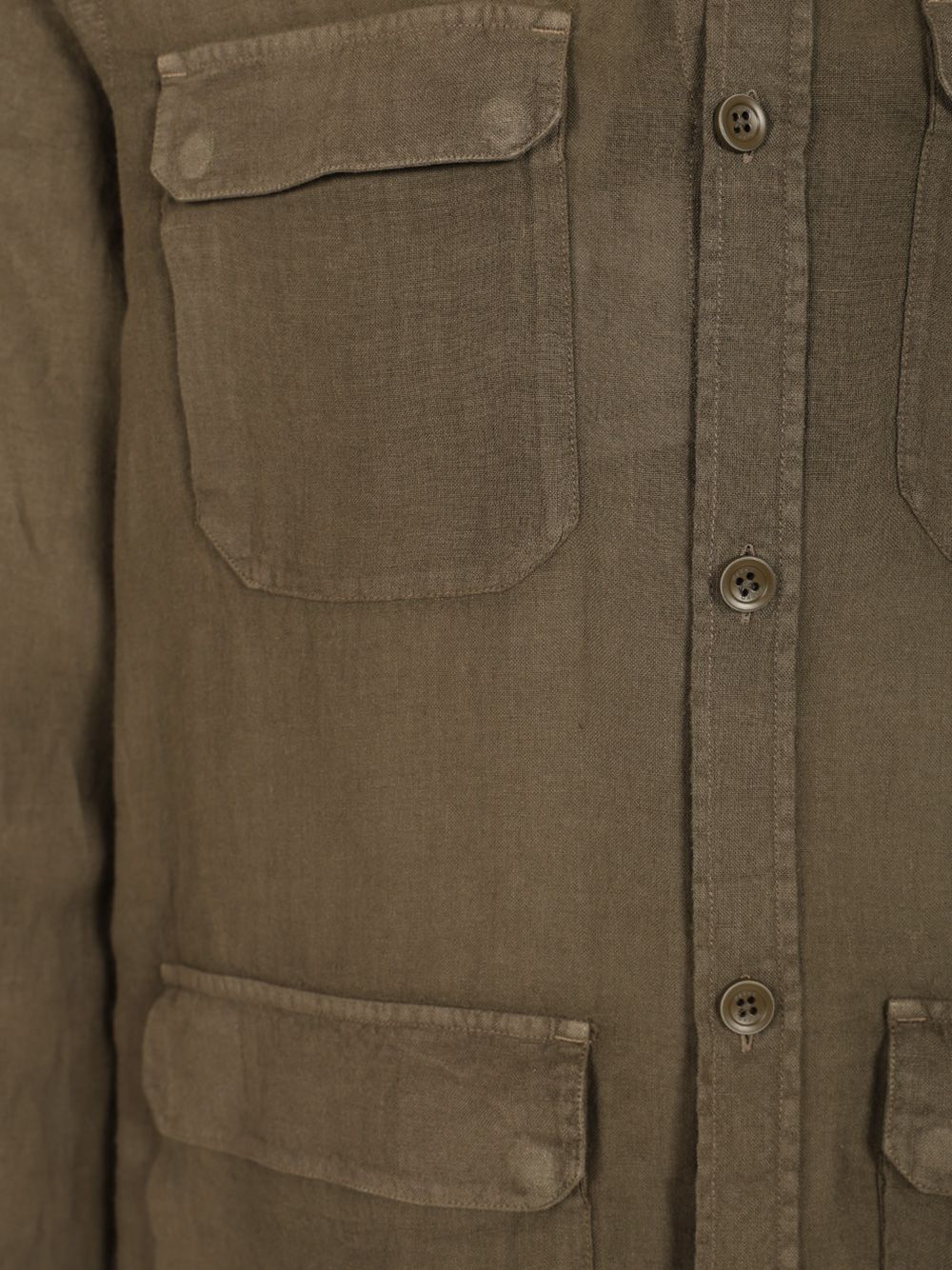 Herno Field Jacket-Style Overshirt Jackets - Green | a686203481f36262c42450f8b15a70a8065102fa
