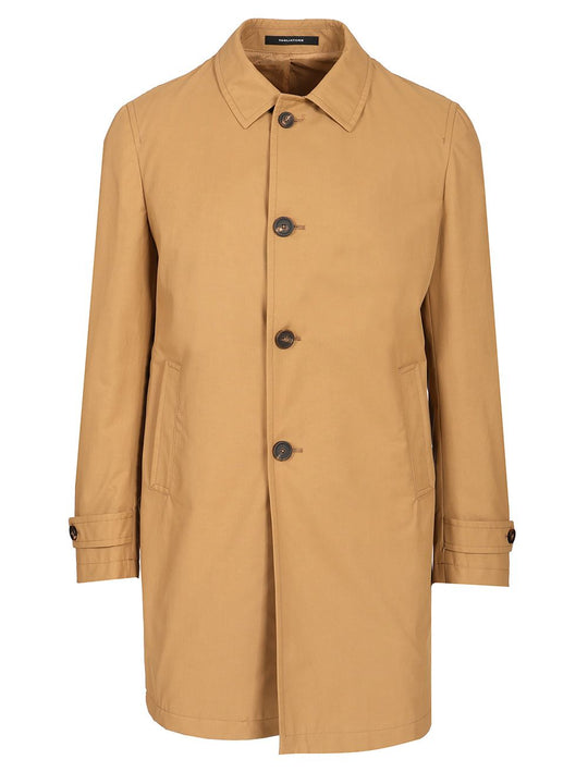 Unlined Raincoat Jackets Beige
