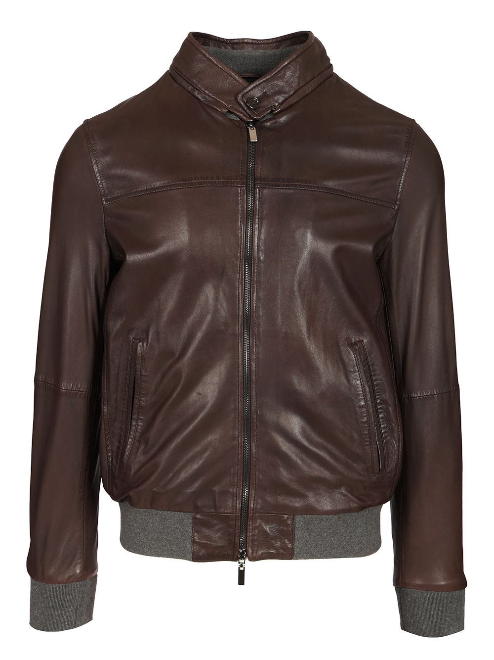 Al Duca D'Aosta Leather Jacket Jackets - Brown | 0196f7cd63870298b04b29cf3b668c3b1779e92b