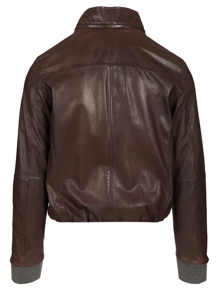 Al Duca D'Aosta Leather Jacket Jackets - Brown | 2c236a9d076353cdbed9c37379925baf3b89b888
