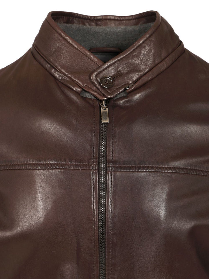 Al Duca D'Aosta Leather Jacket Jackets - Brown | 6748e1fc1eabadfd270e8003a3582e5d7da92e57