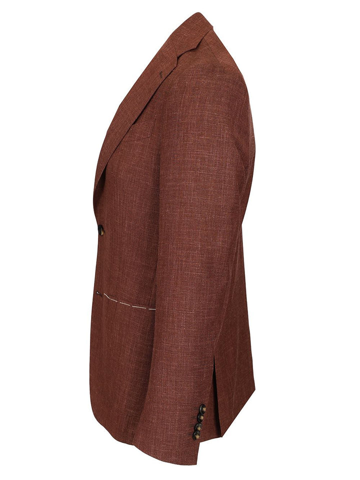Al Duca D'Aosta Melange Unlined Jacket Jackets - Brown | caeaa2a3abc3c363373f9eeda38cbbb893069e33
