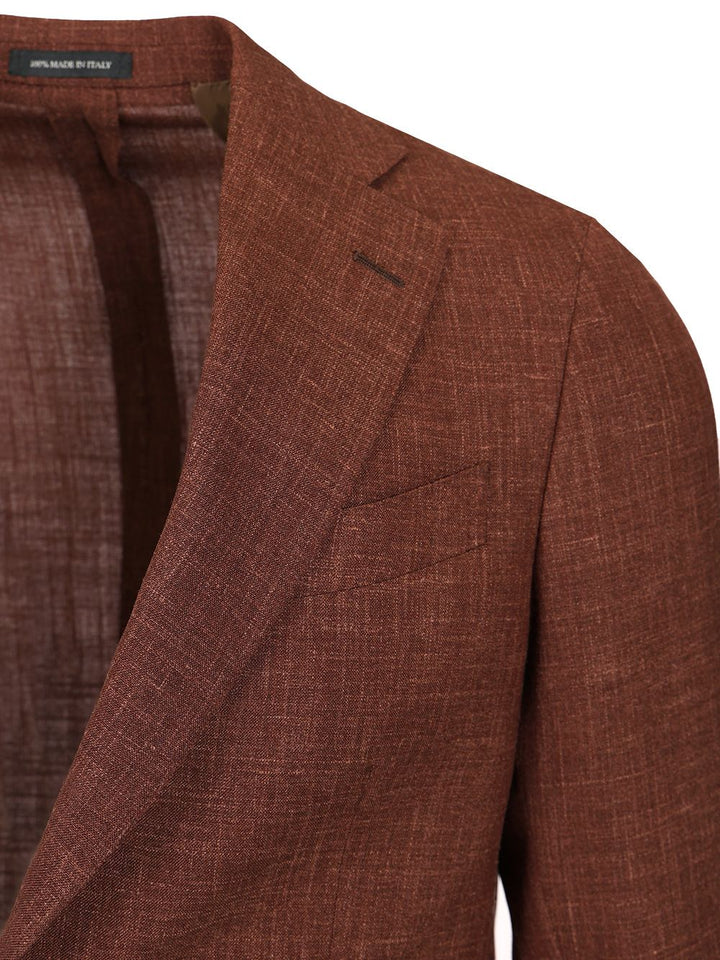 Al Duca D'Aosta Melange Unlined Jacket Jackets - Brown | f92ee4c2adf380be41f1311139a92ef2ab13e1e1