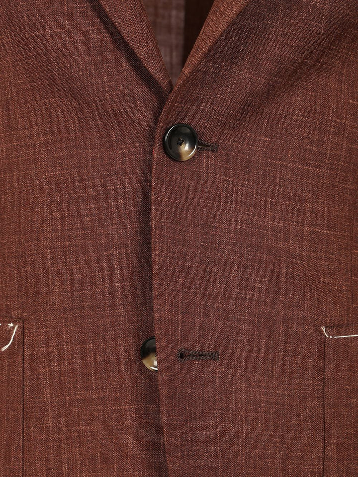 Al Duca D'Aosta Melange Unlined Jacket Jackets - Brown | 90760875961e3be9aa26b0cd30511d64e1181676