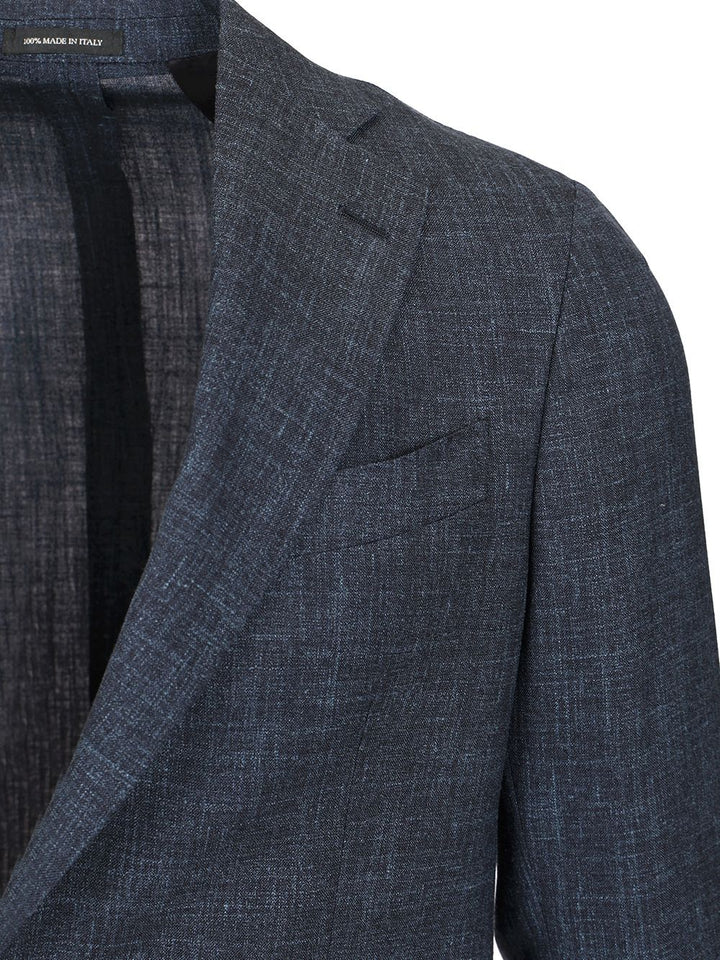 Al Duca D'Aosta Melange Unlined Jacket Jackets - Blue | 792c85722ef6b0407bfea784254e72d2166d6c6f