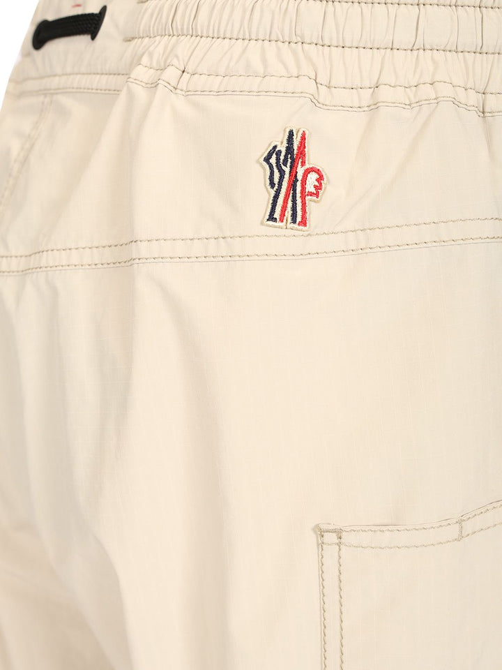 Moncler Grenoble Ripstop Joggers Trousers - Beige | 4056c0f7a8f3a26317f6a48b9d1e7918b232d0ef