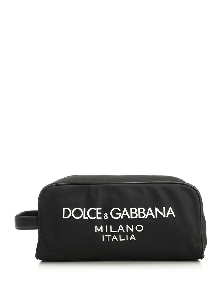 Dolce & Gabbana Necessaire With Logo Small leather goods - Black | e5ad0768f515fcc6b0116d88ae3fb8d6e4d01043