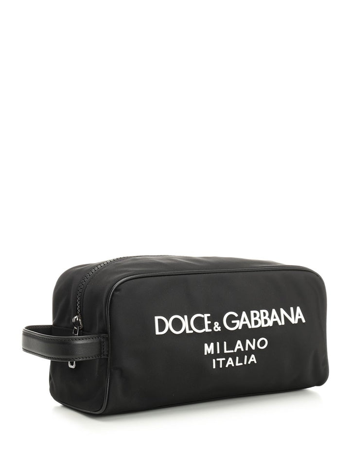 Dolce & Gabbana Necessaire With Logo Small leather goods - Black | 9a0bcc81cfc6bd6e9ac7a10dbe07ad511efdeabf