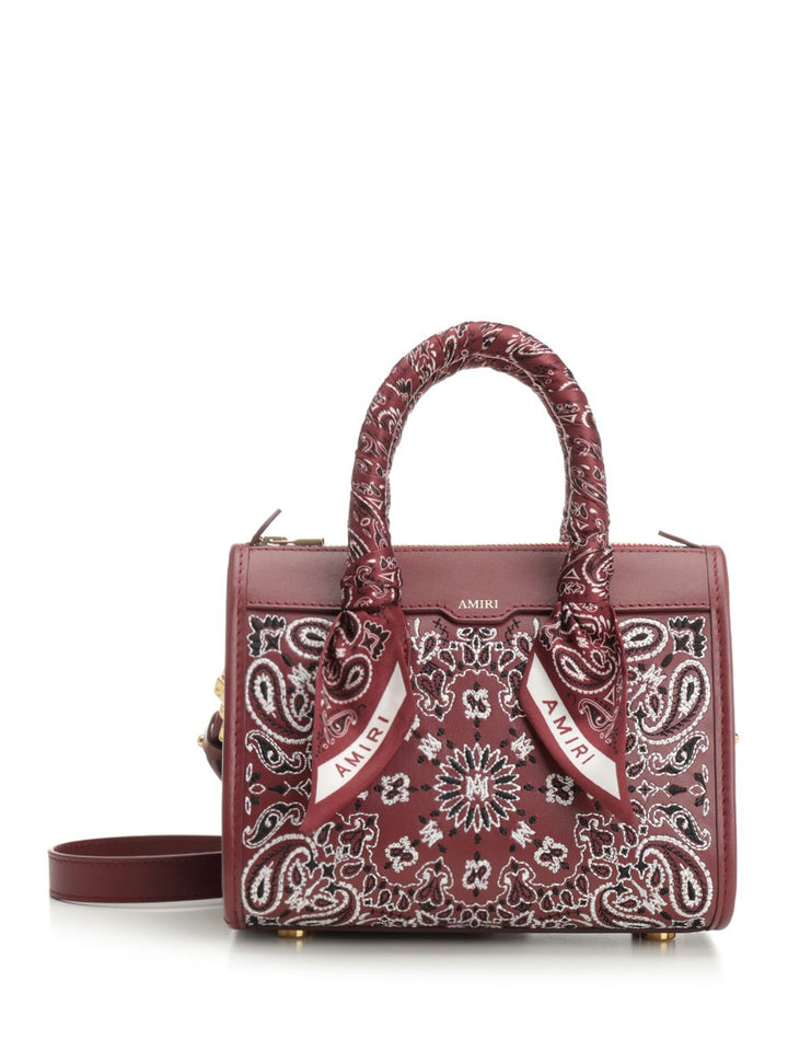 Amiri Bandana Micro Triangle Handbags - Bordeaux | 32d77bb080bf951f9dcf8dc49651508fcf40177d