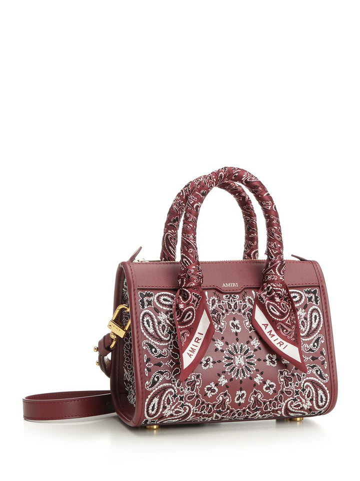 Amiri Bandana Micro Triangle Handbags - Bordeaux | 5d08003ced5fec5644a01cb7ebee85aff7297379