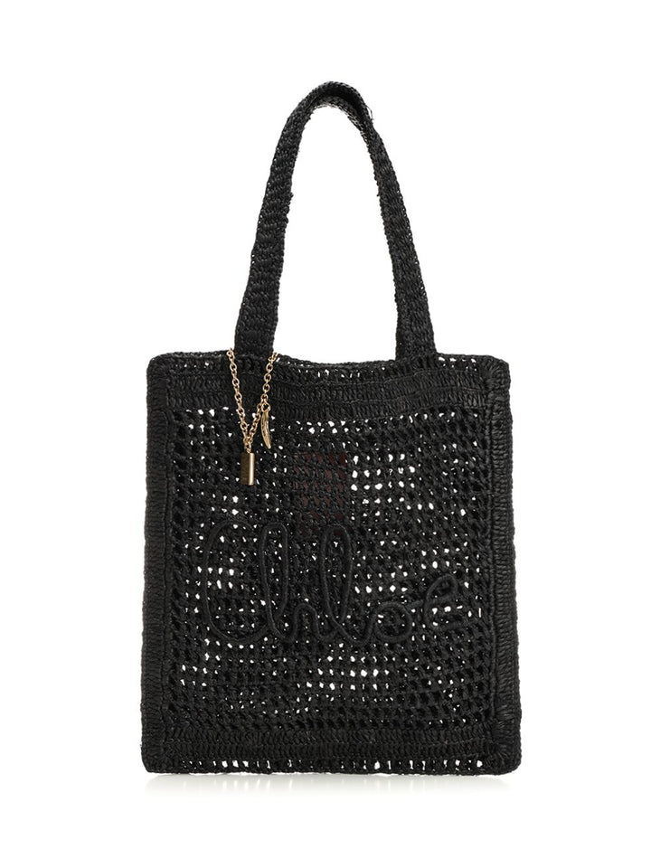 Chloe' Estate Banana Shoulder Bags - Black | 48fa0ff781b0f998ded32e28b584cf7ffa10e550