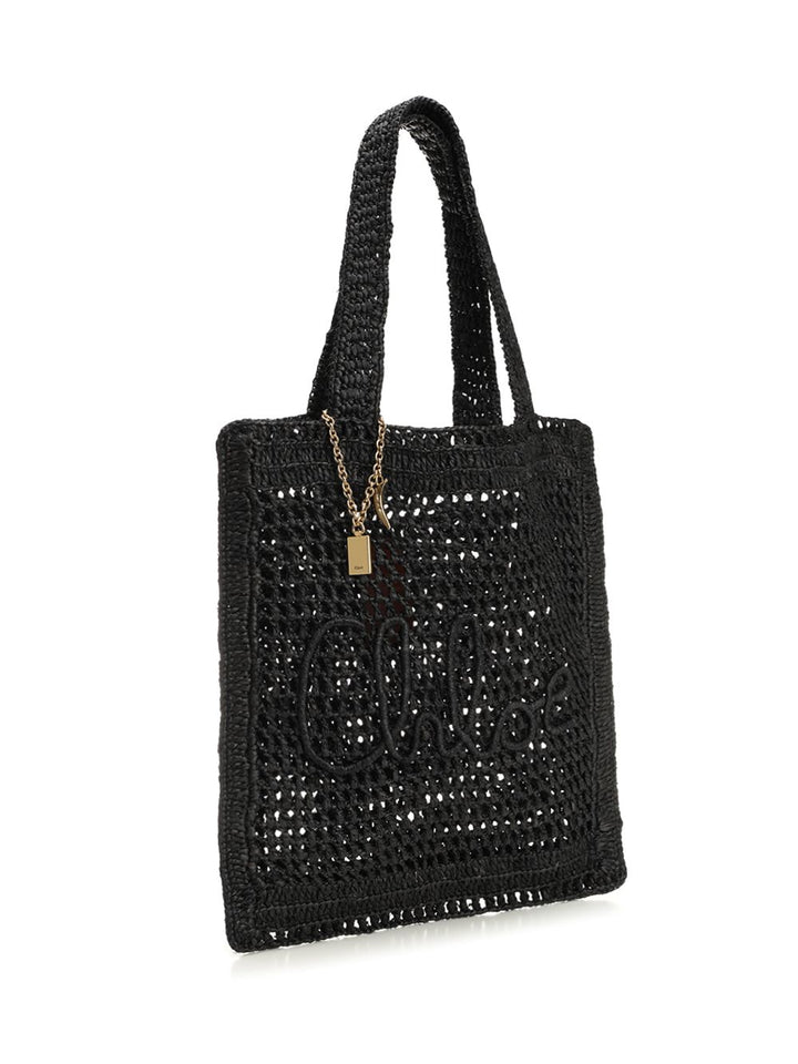 Chloe' Estate Banana Shoulder Bags - Black | 2f4f14622a1d6a1ba8b1f35f325c27d5fcc563a3