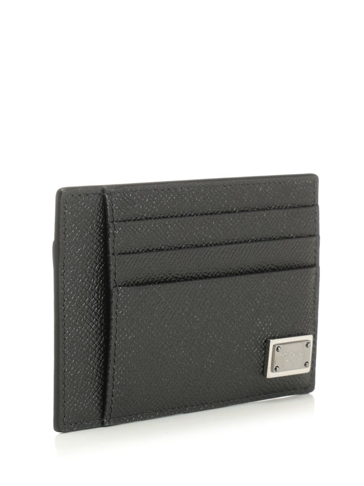 Dolce & Gabbana Dauphine Print Calfskin Card Holder Small leather goods - Black | 095d594dc6219c85ecbd0ec6d6453bd852e1994a