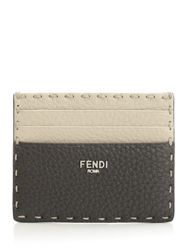 Fendi Diagonal Wallets - Brown | 31854f8a4c9c84f655191544abae6bc9ba4cbfc0
