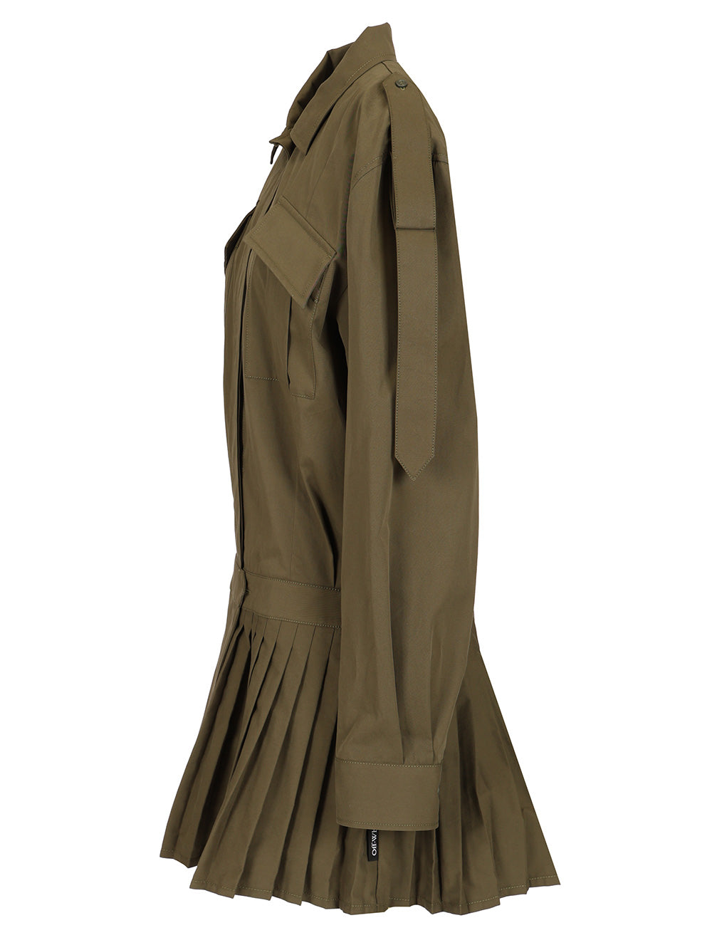 Off-White “Savana” Dress Dresses - Green | 9dfe8b8252deac6cde71274f5b73ba1c0e3de79a