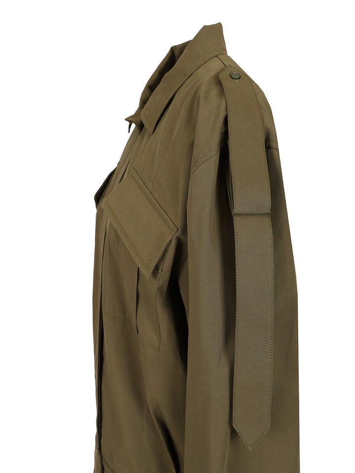 Off-White “Savana” Dress Dresses - Green | 9d71130c0a7555613a876bcb8b2c87f5e957fa33