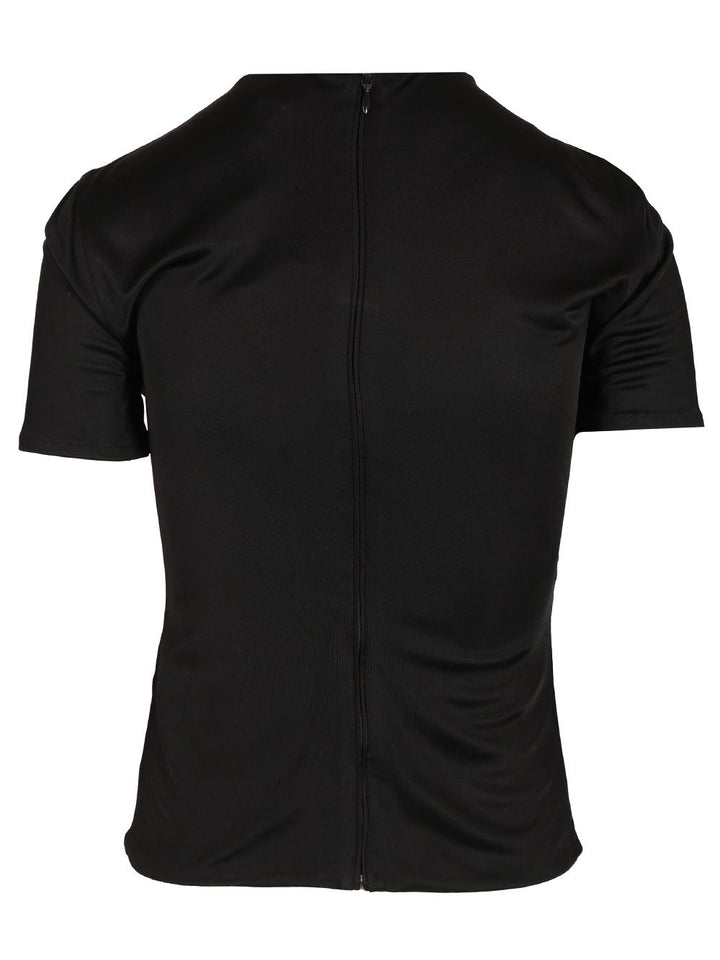 Versace Safety Pin T-Shirt - Black | 312dbbdcbe91b358c85cc87cde931a80978c9a07