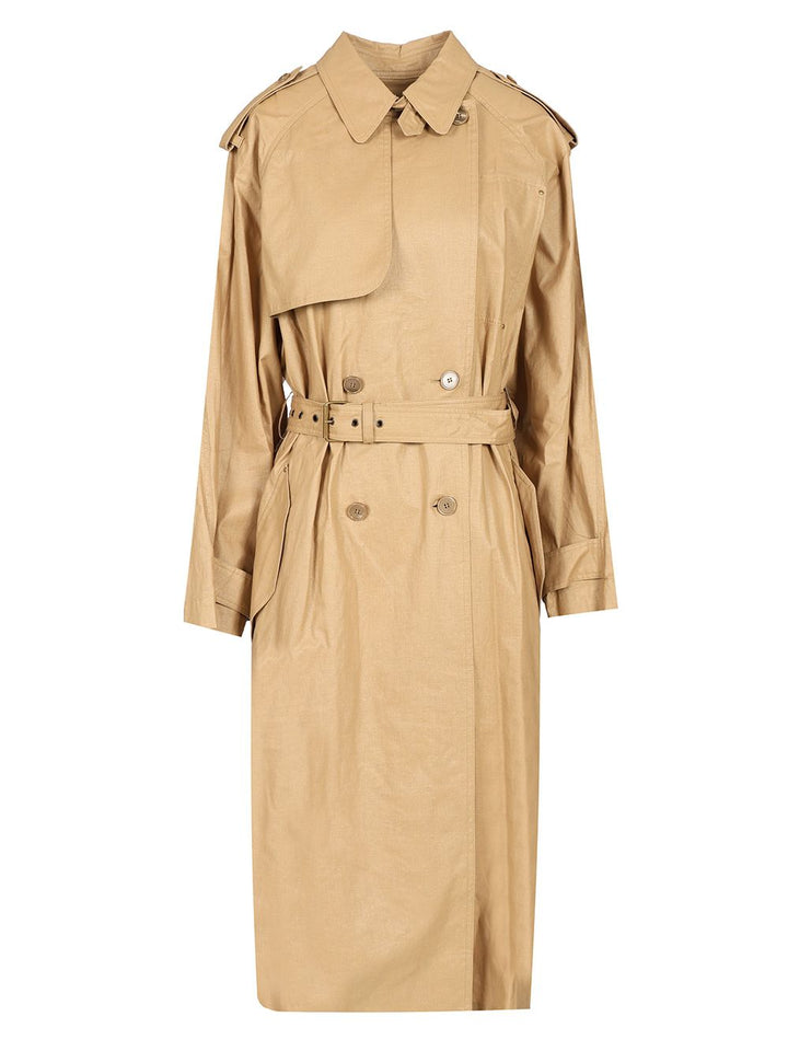 Isabel Marant Freanne Coats - Beige | a93f99ae30cd1ed4b6b8e4bf08638ea5dbfbe3e0