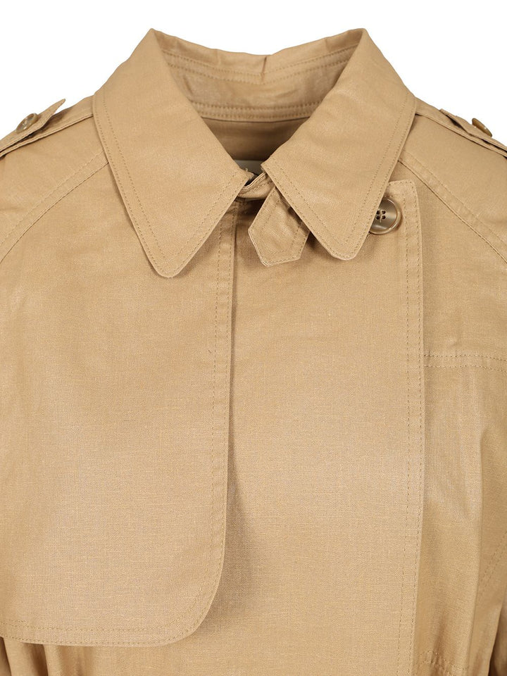 Isabel Marant Freanne Coats - Beige | f08d424d9f6b10c8a3d5a403b6a3bd4e7fe1aea4