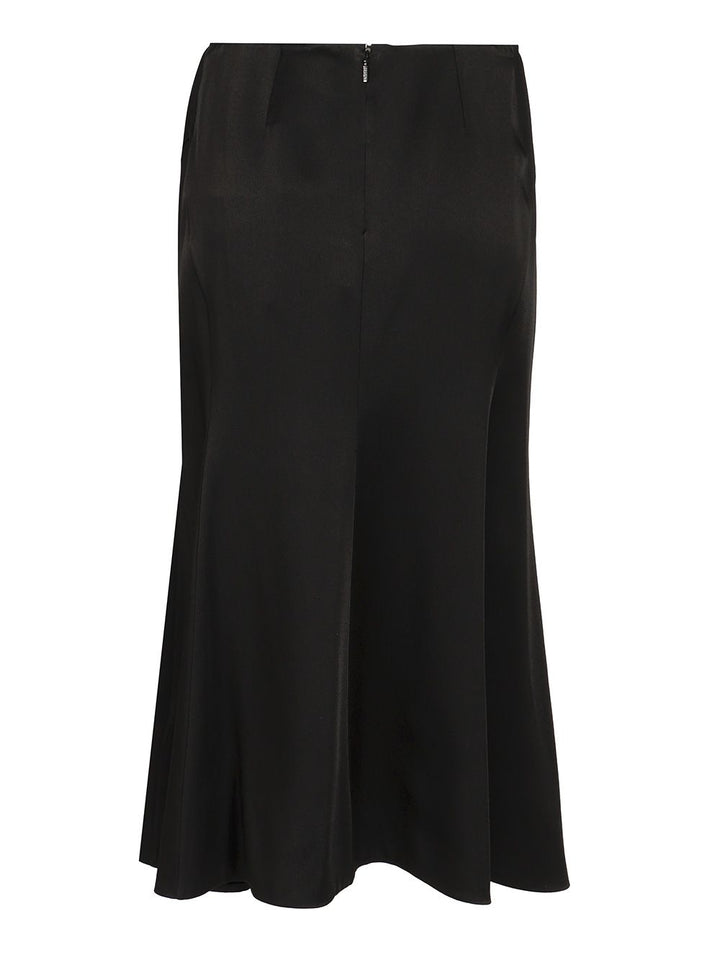 Versace Satin Midi Skirt Skirts - Black | c21ee28dd9cf329c44bbf1468347183a09c8a590
