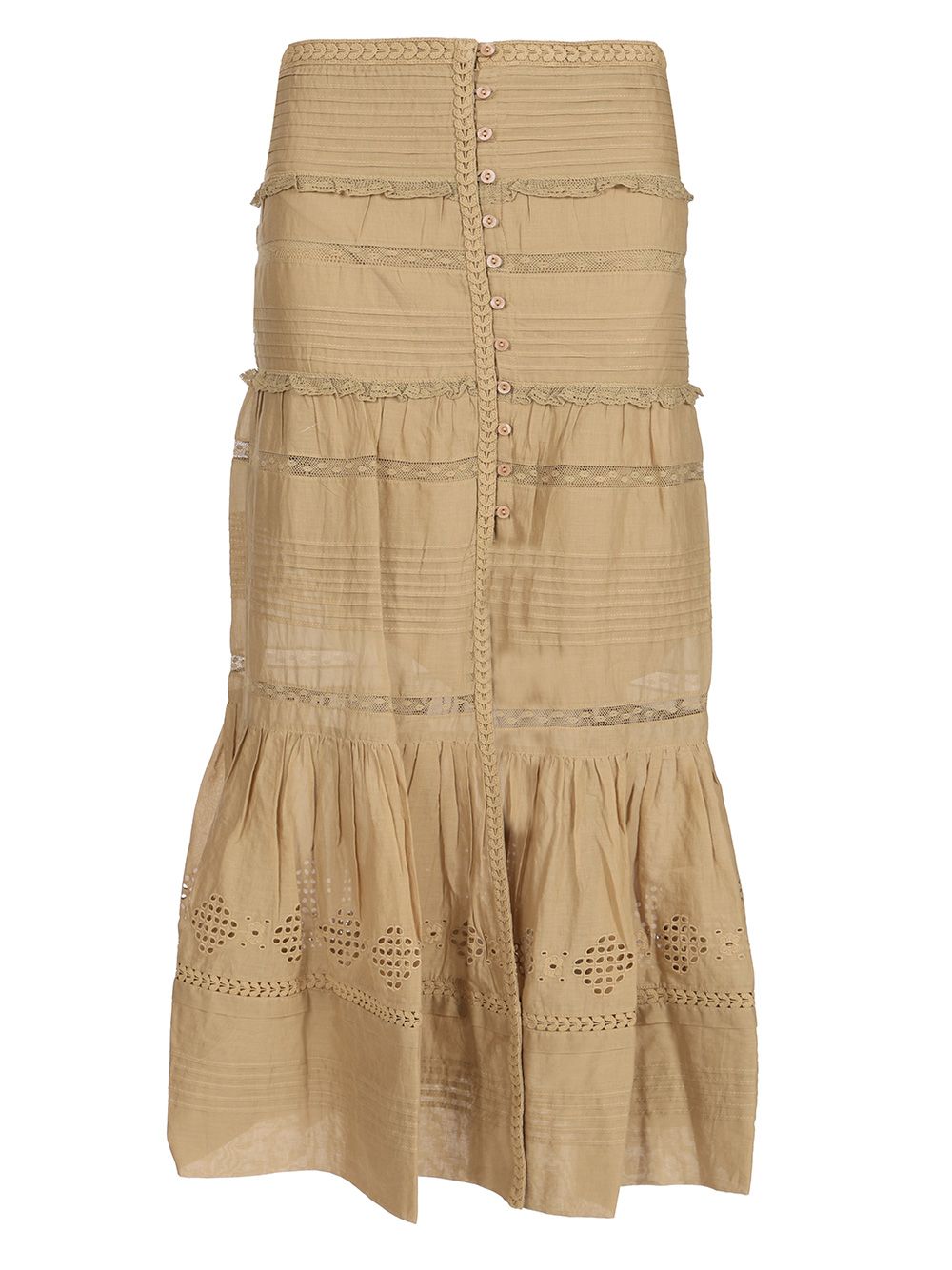 Marant Etoile Dusta Skirts - Beige | cc42c1e58065a92a688f4367a6eb166fa4cd5256