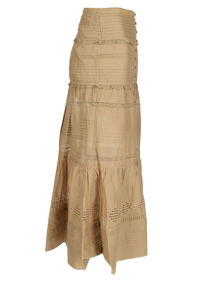 Marant Etoile Dusta Skirts - Beige | f34db71c869bdbdfdbe989f82fa72c77e8f53578