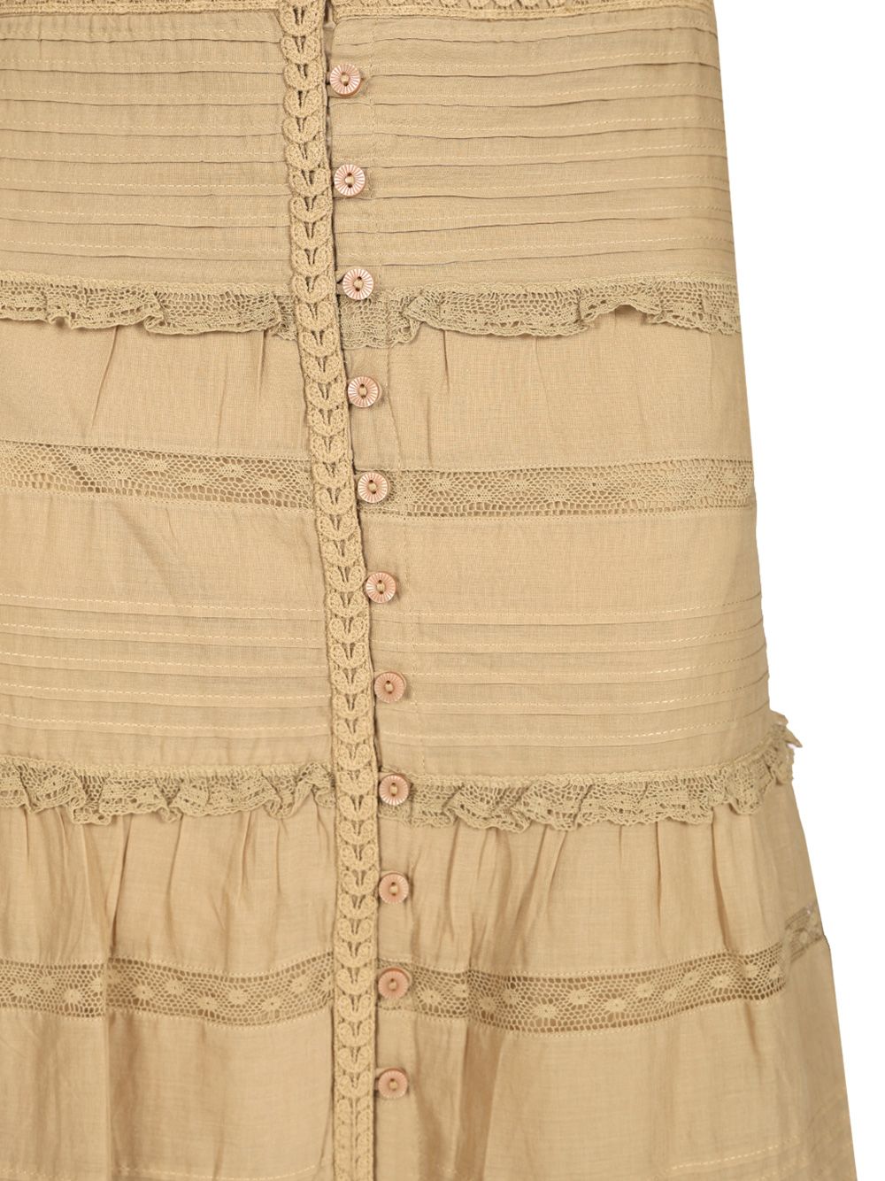 Marant Etoile Dusta Skirts - Beige | 71e223b72fcff80b9c91b1715ef91f2ae4ebd884