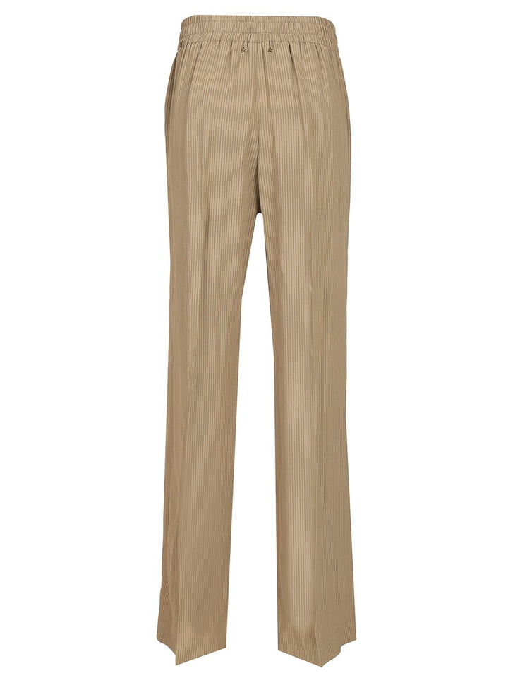 Golden Goose Deluxe Brand Beige Pinstriped Trousers - Beige | 208fa90b871641a62a9b68cc00398b505cfcc846