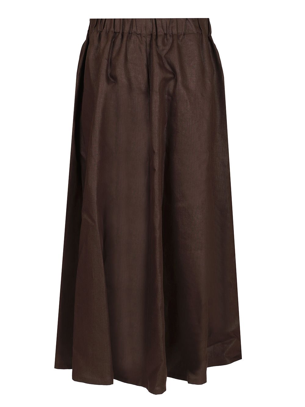 Brunello Cucinelli Skirt Glossy Linen Skirts - Brown | 8272fa30ff505dd73d96bf2996bf8db054866975