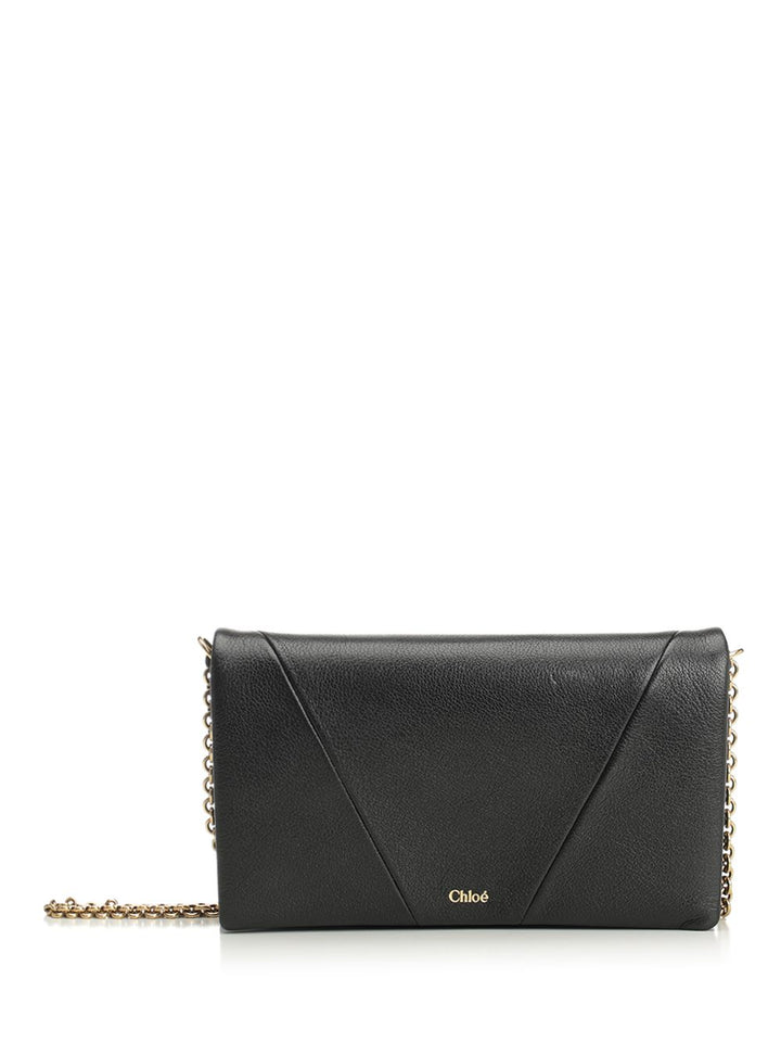 Chloe' Chloé Spin Shoulder Bags - Black | 586663e6464ae5e6092c5074c3deaadfd105b87b